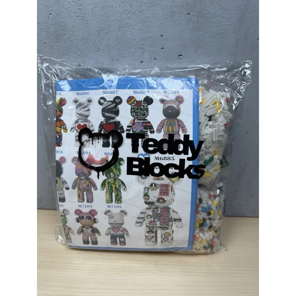 Teddy Blocks Ghost Skull Bear‎  M6885